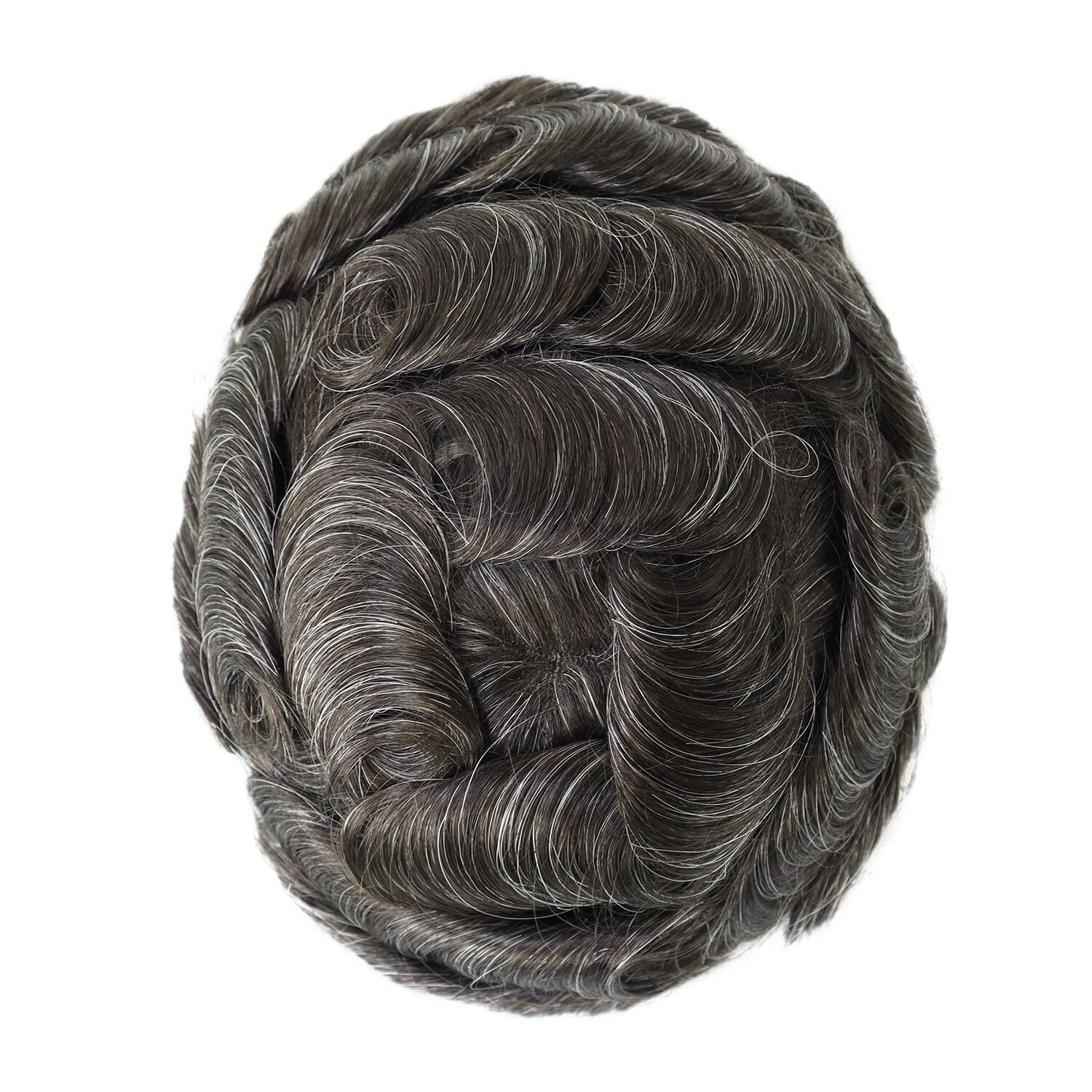 Mens Toupee Hair replacement Hairpiece for men Full French lace Mens Hair system