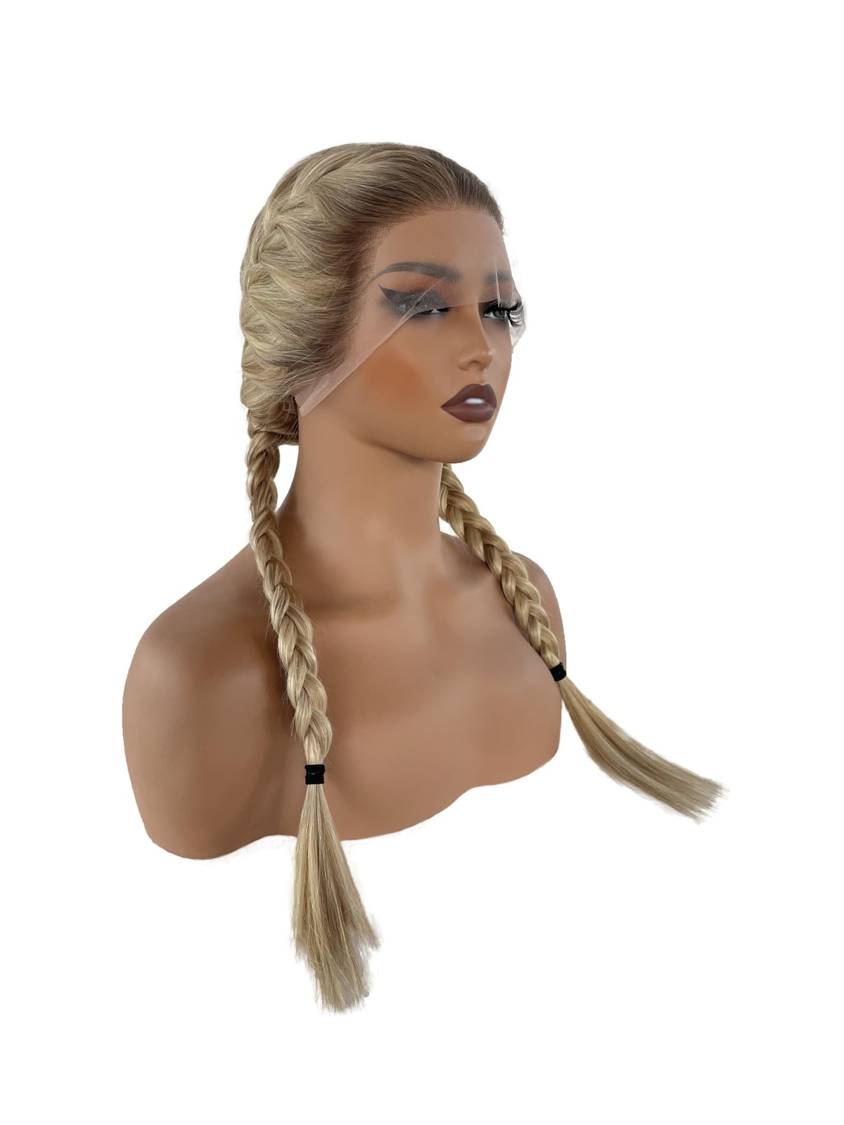 Munx Ombre Highlight Ash Blonde Lace Wigs Pre Plucked Hd Transparent 13X6 Lace