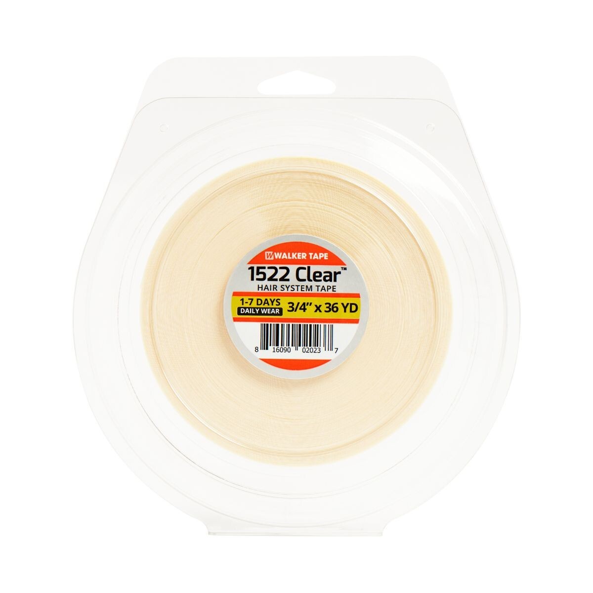 1522 Clear Adhesive Tape for hair systems wigs 3/4″ wide x 36 yard roll