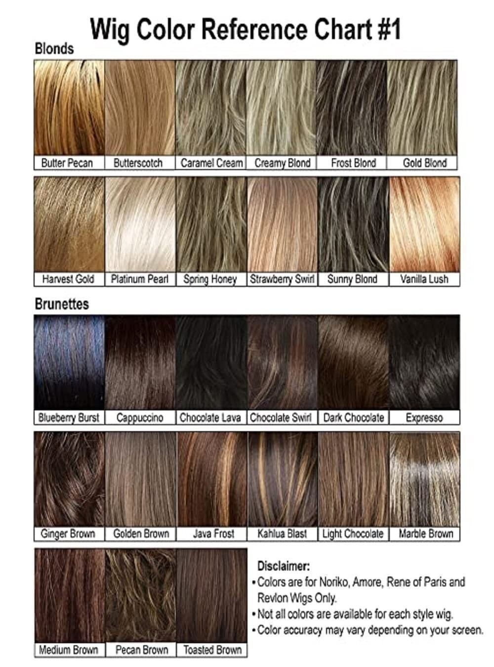 Nutmeg-F Noriko Angelica Synthetic Wig by Rene of Paris with Wig Lift Comb