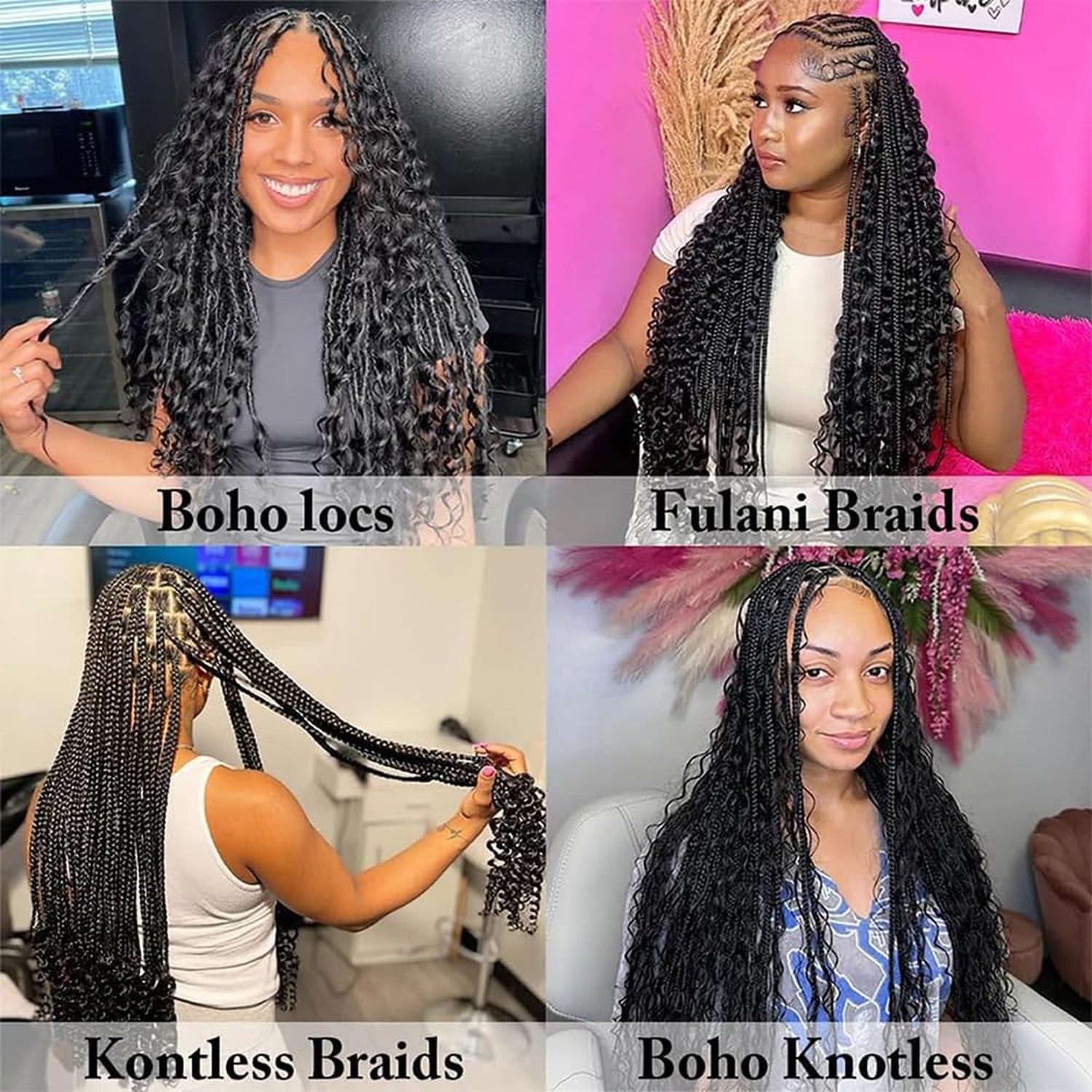 Human Braiding Hair for Boho Braids Human Hair 100g 2 Bundles Deep … Fast Ship
