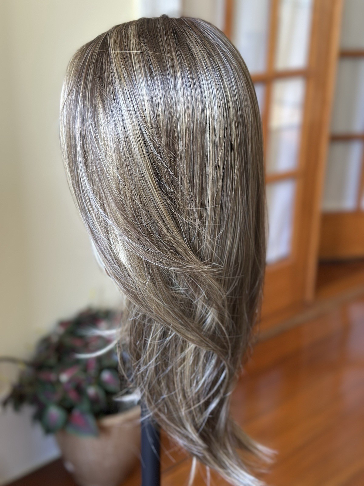 Jbextensions Sarah Monofilament Hazelnut color 22 inches