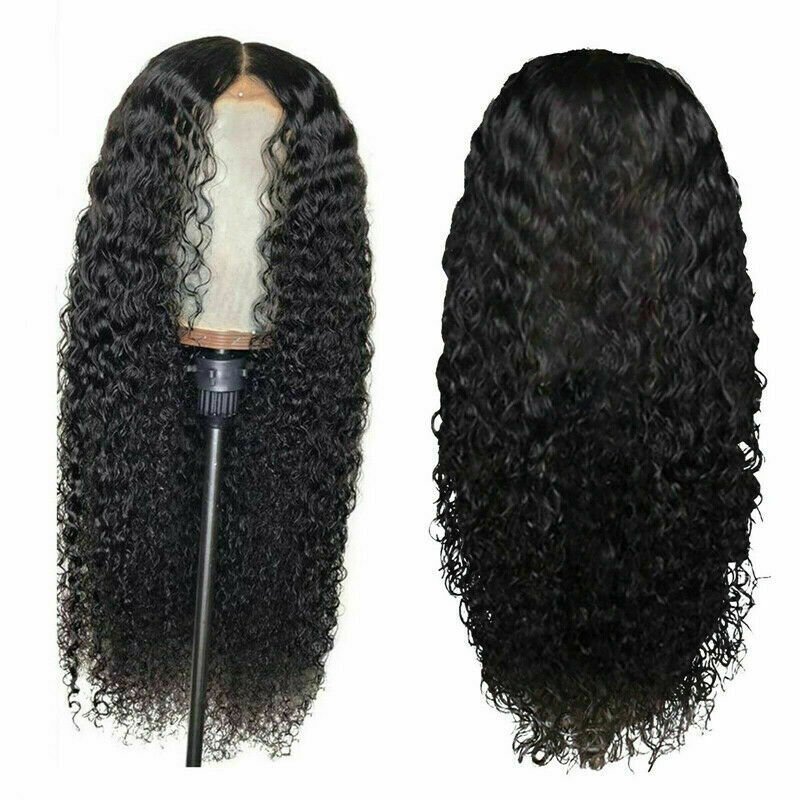 2022 Human Hair Lace Front Wig Womens Brazilian Human Long Curly Wavy Hair Wigs