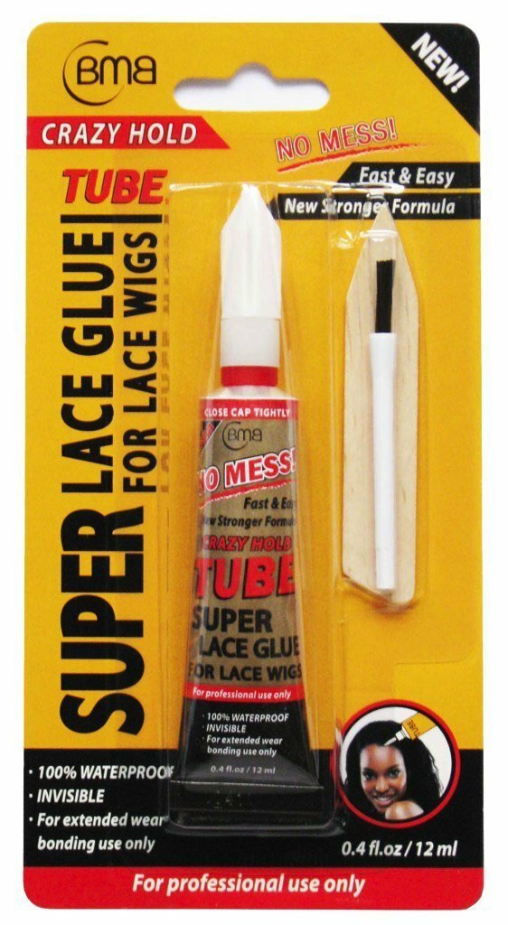 BMB Super Lace Glue Tube Blister w/ Full Size Glue Brush