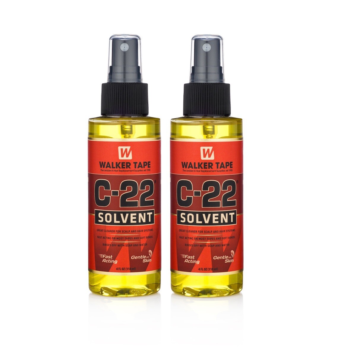Walker Tape C-22 Cleaner Solvent Scalp Wig Hair System Adhesive Remover 2 Pack