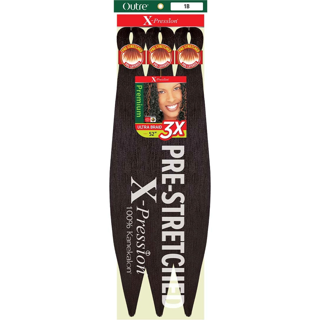 OUTRE SYNTHETIC PRE STRETCHED ULTRA BRAID – XPRESSION 3X 52″