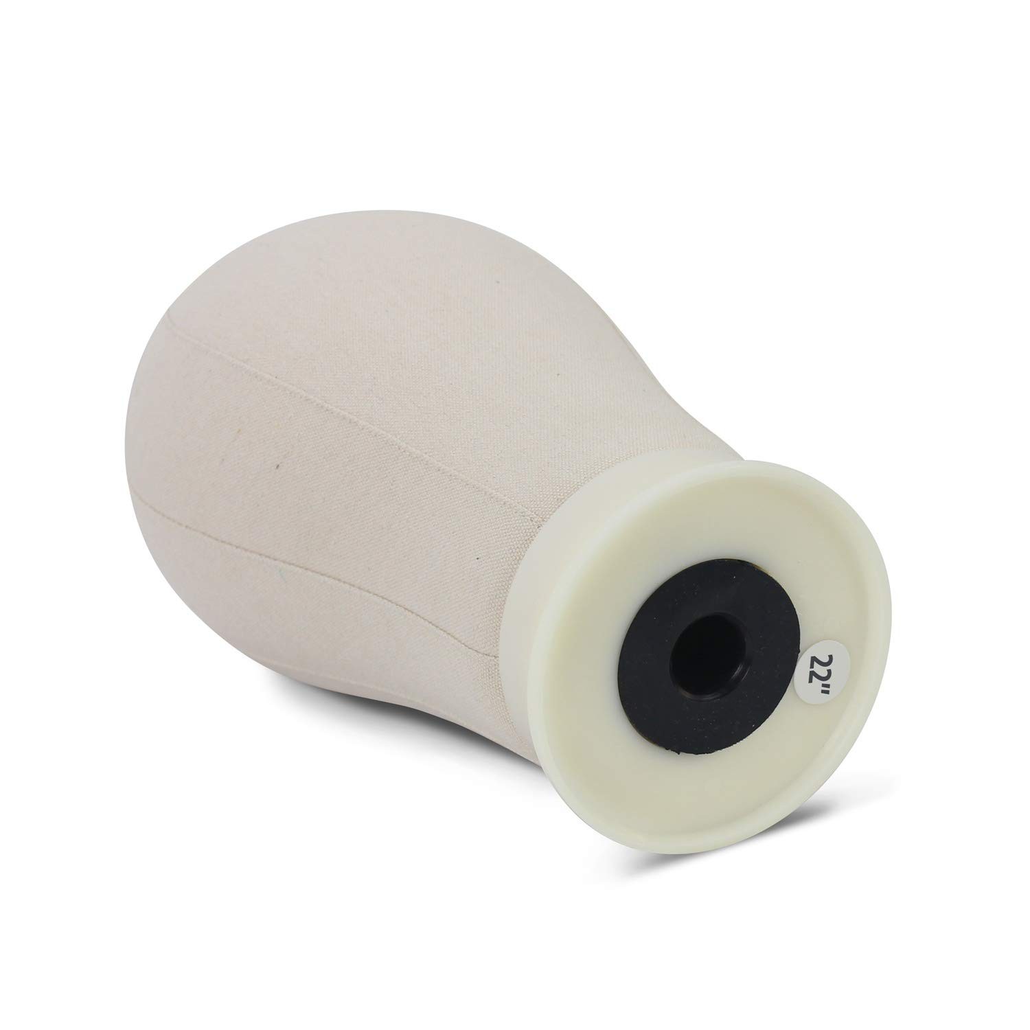 Eerya 21-24 Inch Canvas Block Head Set for 22 with Stand, Light Brown