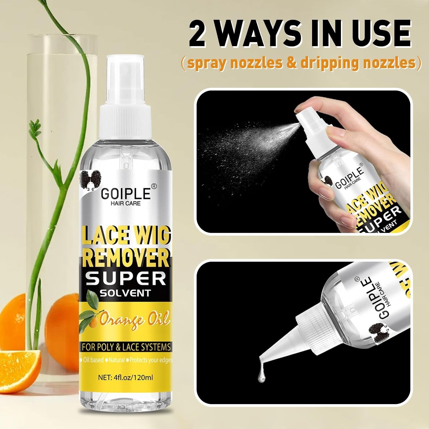 Fast-Acting Tape-in Hair & Wig Adhesive Remover