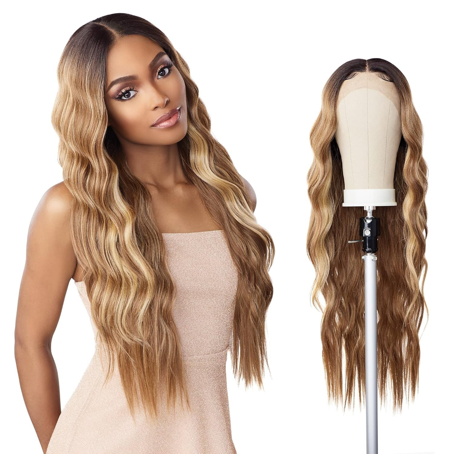 Sensationnel Butta Lace Wig Unit 29 CH27 Glueless Lacefront 5in Deep Part