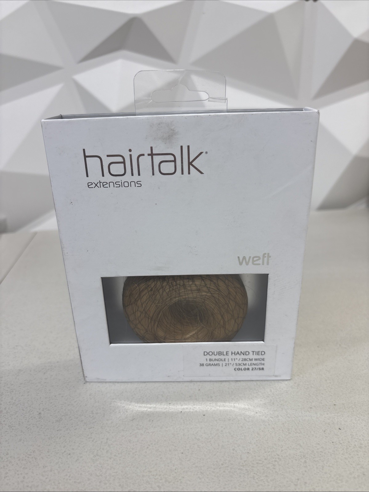 Hairtalk Extensions Weft Double Hand Tied 21in / Color 27/5R