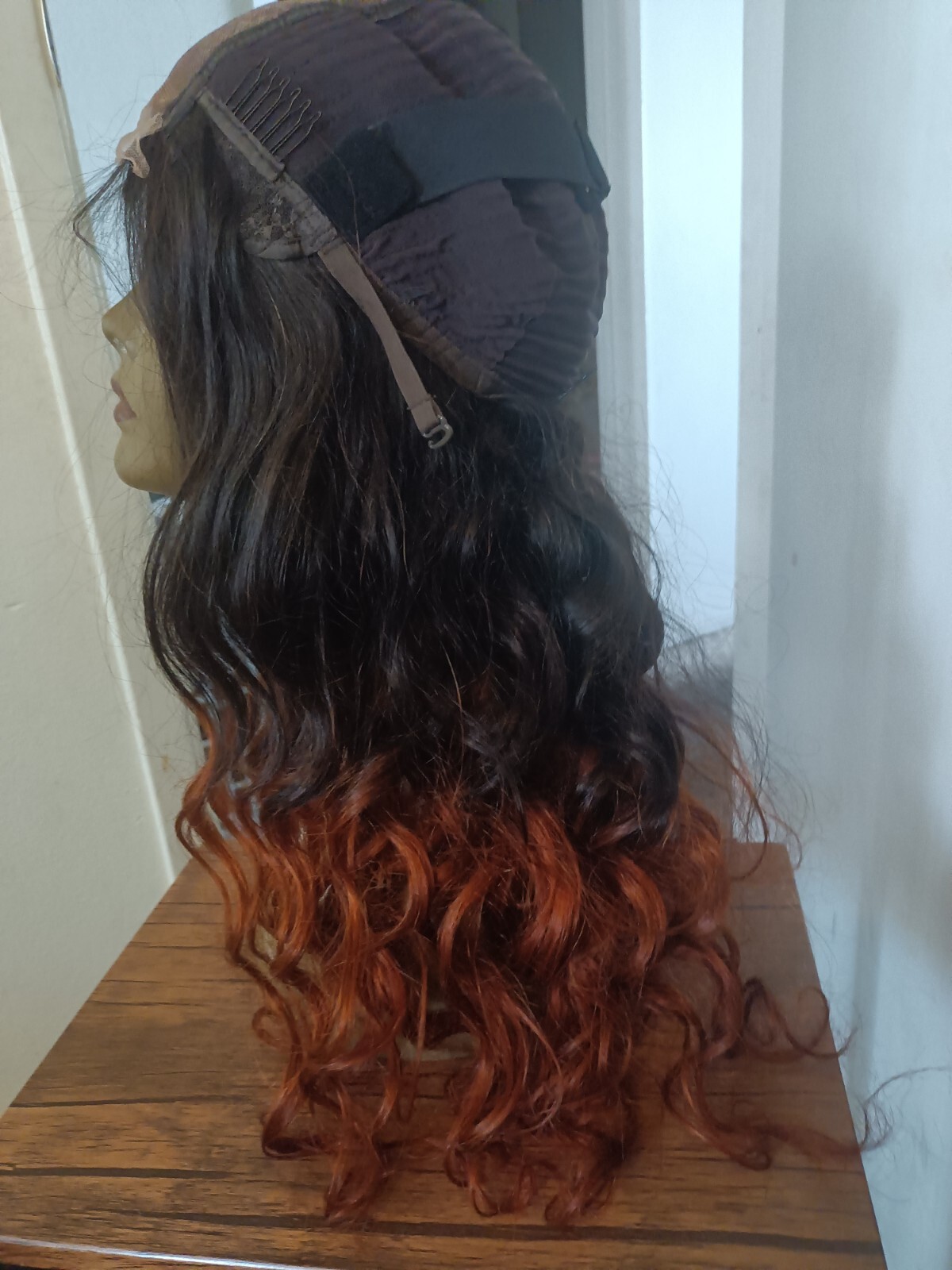 HUMAN HAIR OMBRE LACE FRONT WIG CUSTOM COLOR 250 DENSITY !!