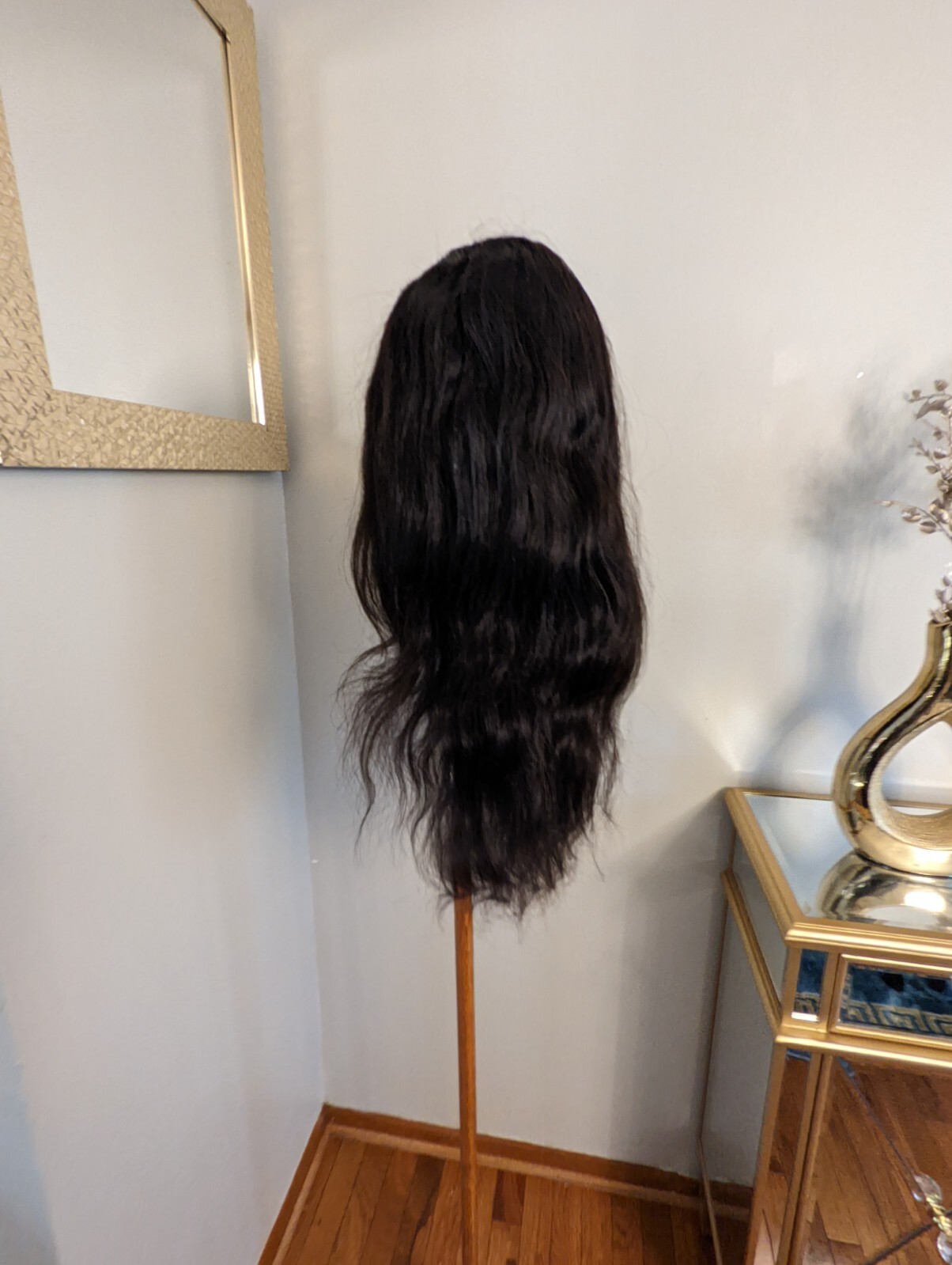 High Quality regular Top 24 to 26″ straight 100% Virgin Human Hair Lace Wig