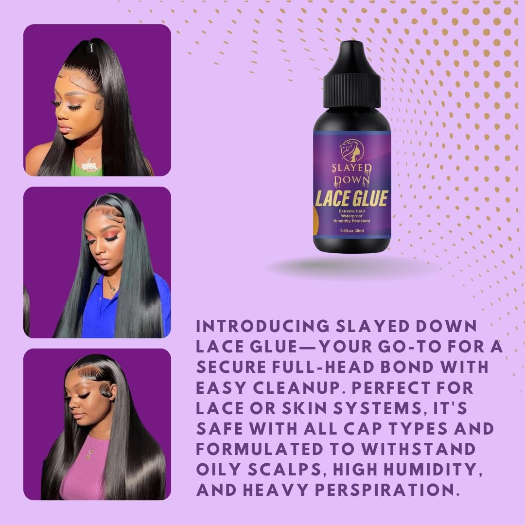 Extreme Hold Lace Glue for Wigs – Waterproof, Invisible Bonding, Water & Oil-…
