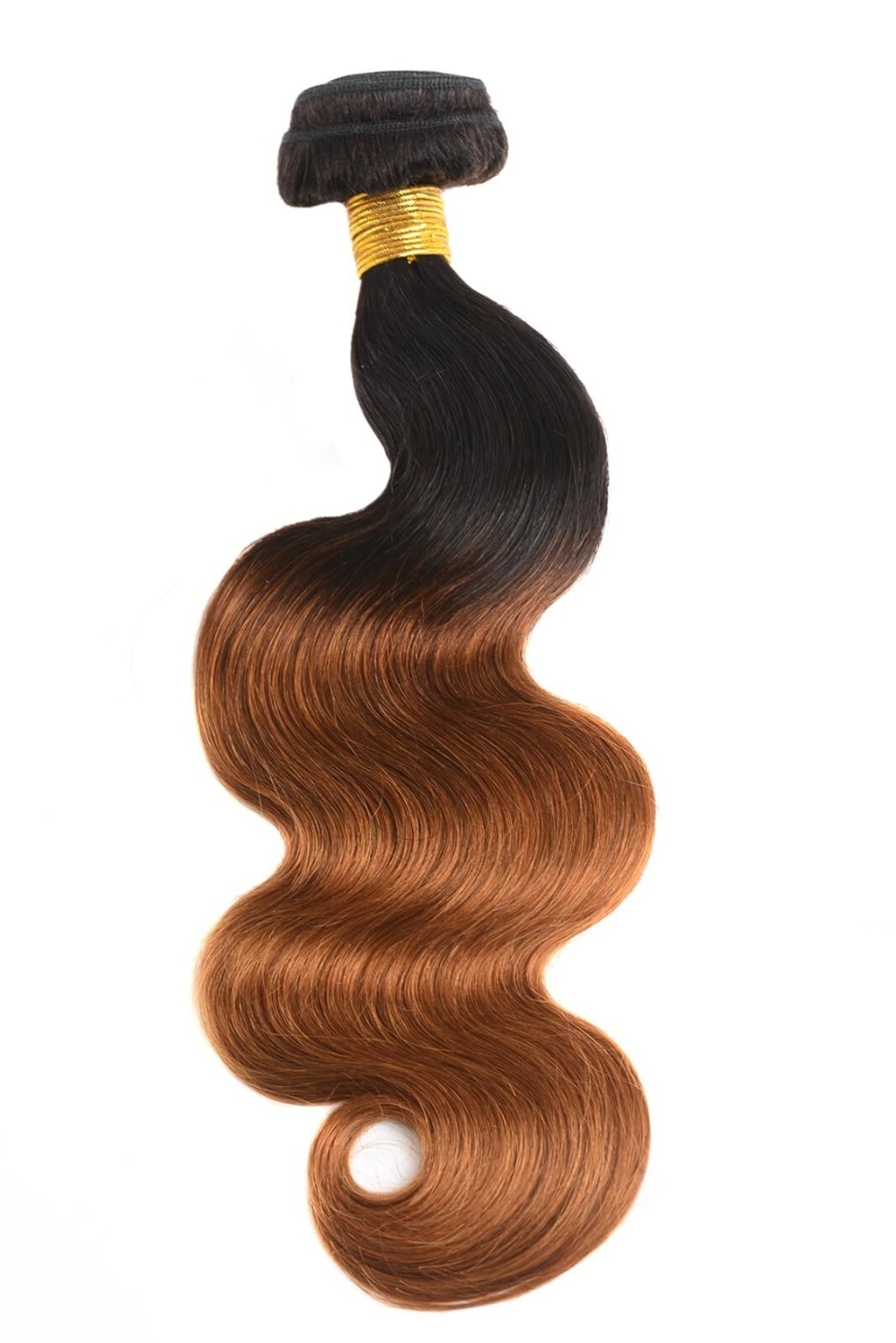 3 Bundles (12″ 14″ 16″) Ombre Body Wave Human Hair & 1 Piece of 12 Inch Closure