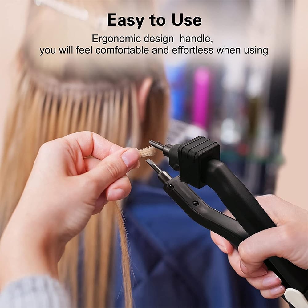 Profession Fusion Hair Extensions Tool Melting Heat Iron Hair Connector with …