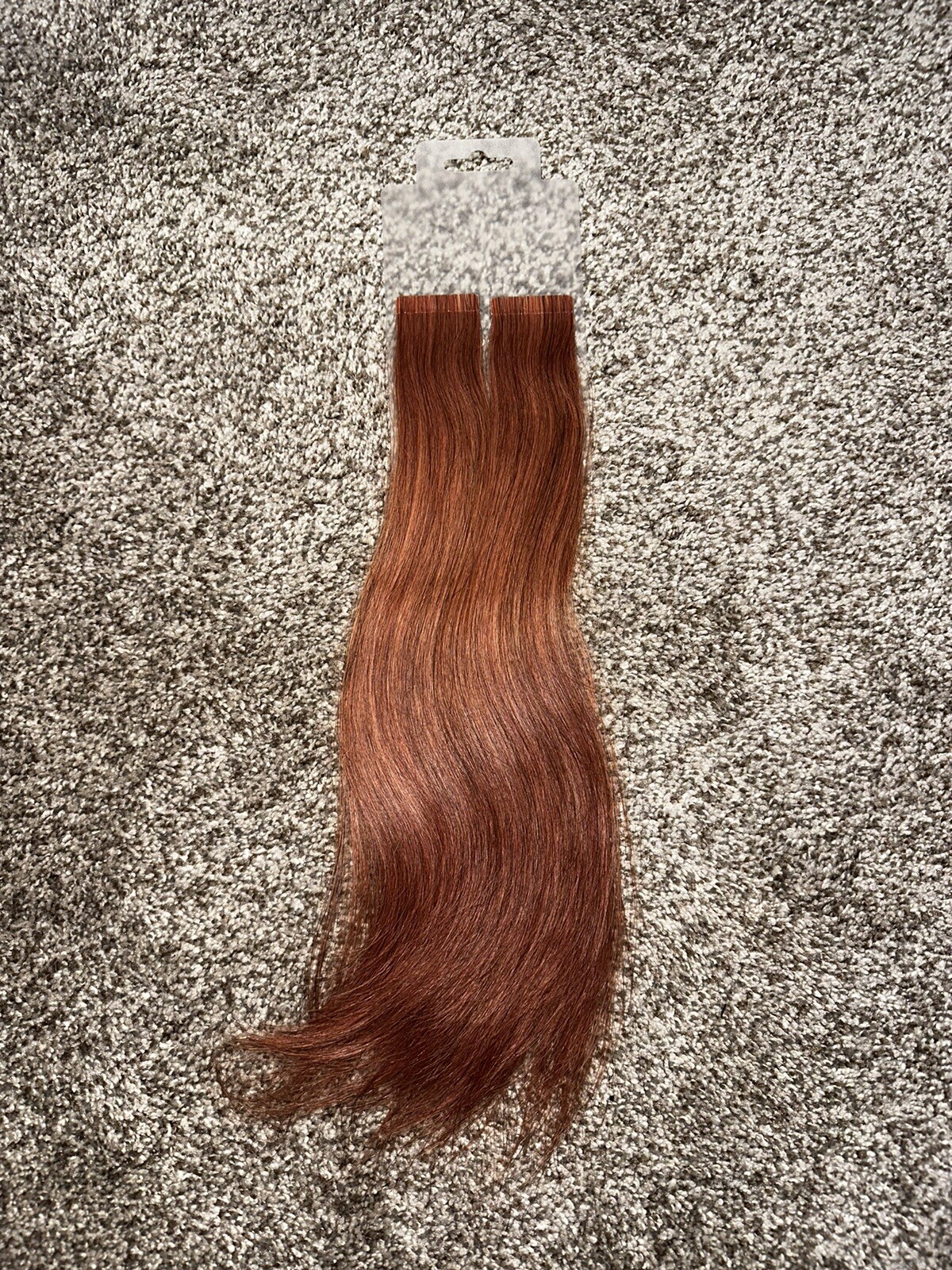 HOTHEADS Hair Extensions, 20 Pieces, Length: 10”-12”, Color: 130 (Copper Red)
