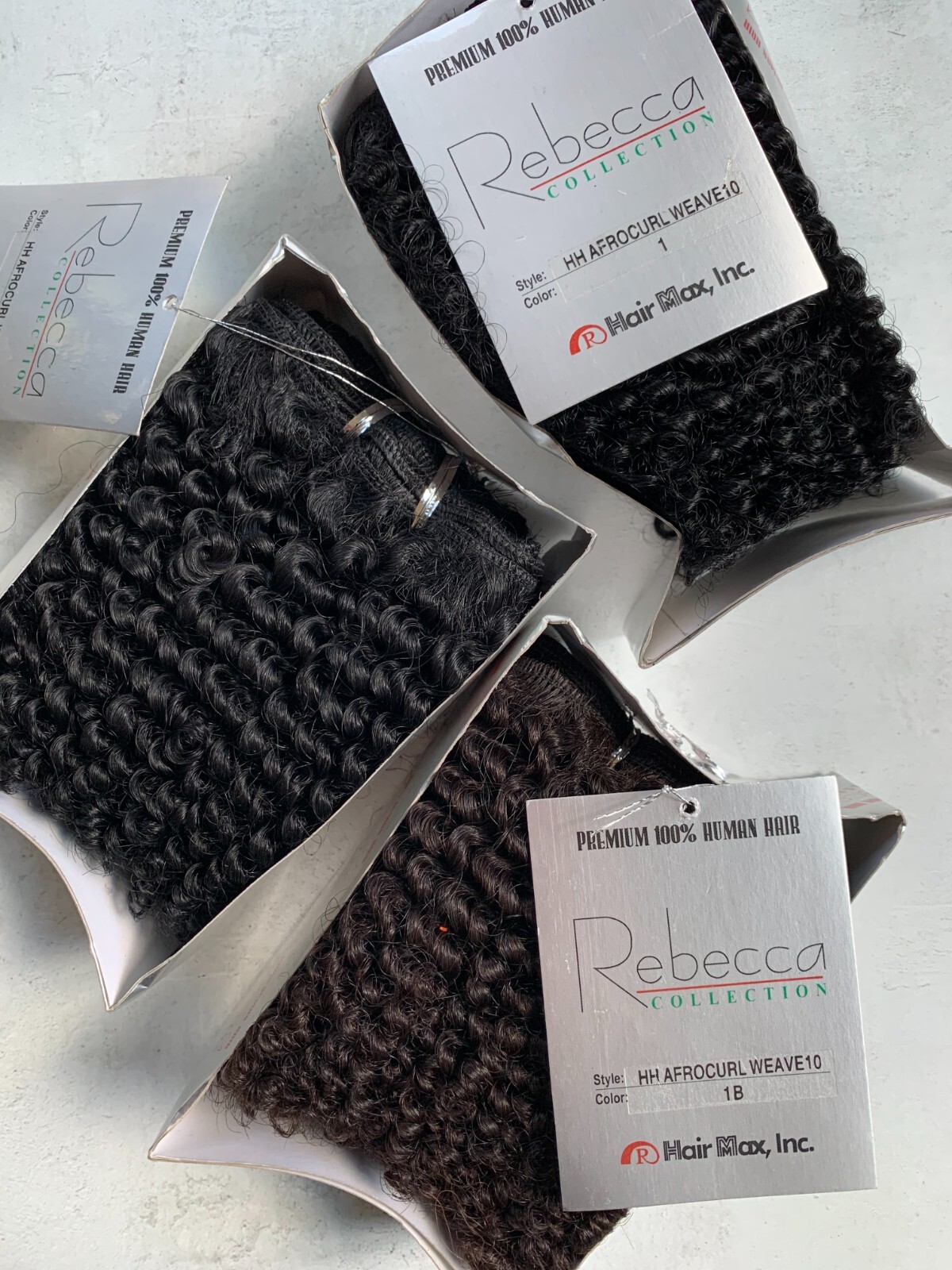 100% Human Hair for Weaving, Afro Curl 10″ Feels Soft & Looks Natural, #1 #1B