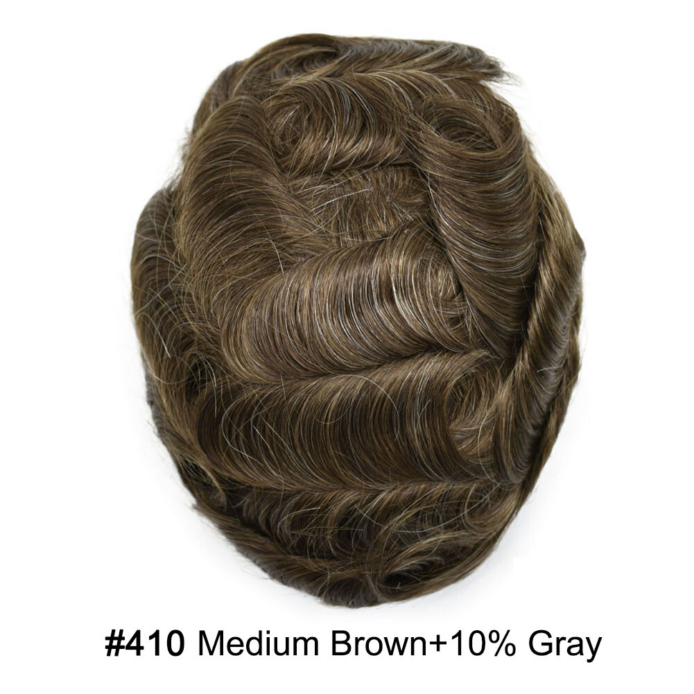 Customized Men’s Toupee Men’s Hairpiece Hair Replacement Systems Human Hair Unit