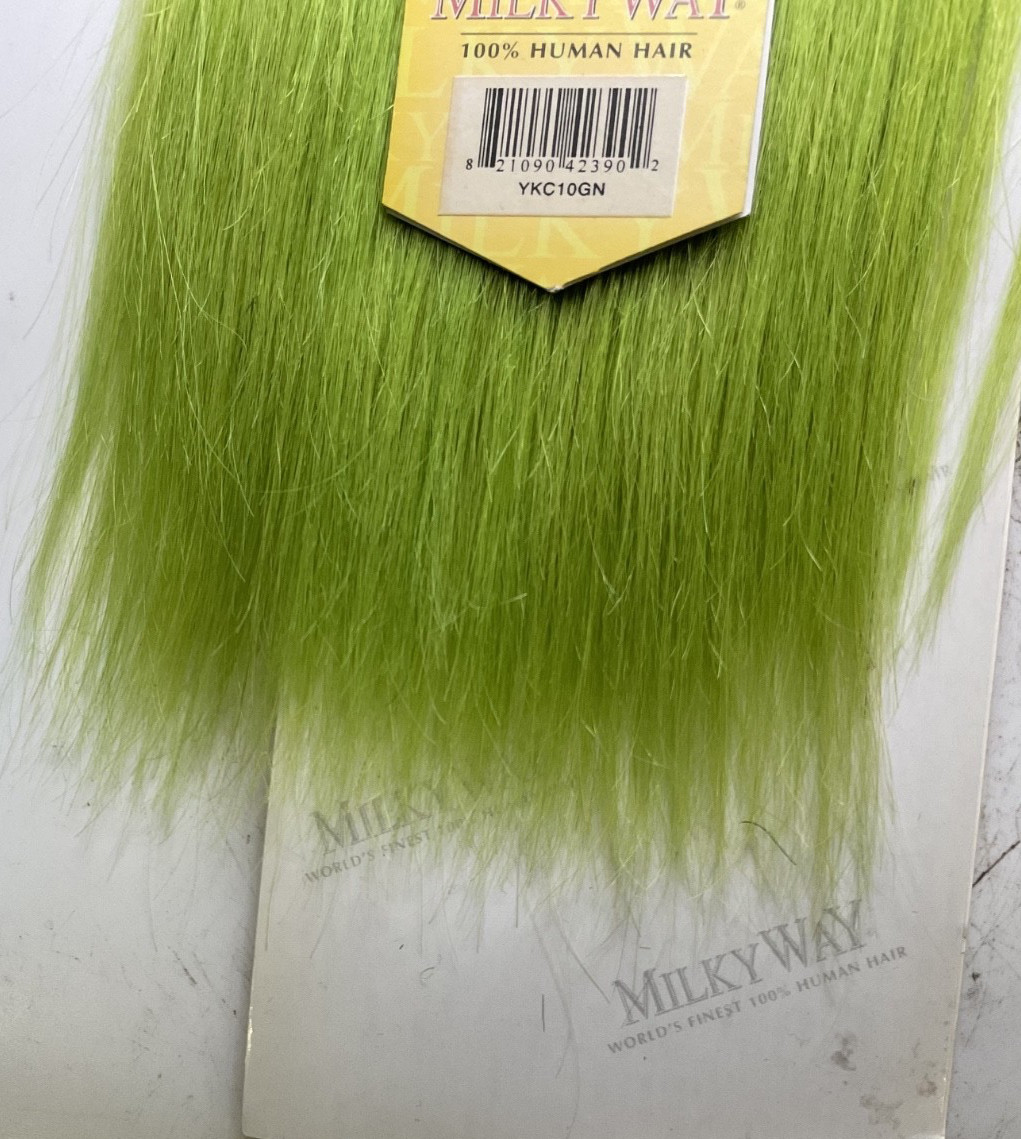 Milky Way 100% Human Hair Yaky Weave 10″ Color: GN