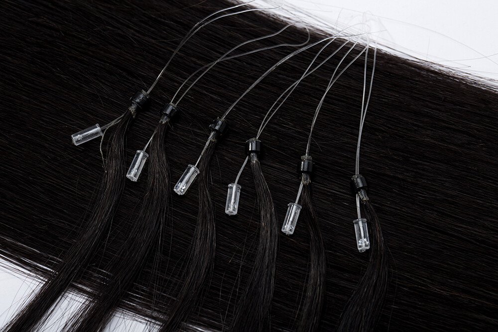 Micro Ring Russian Remy Human Hair Extensions Micro Loop Beads Real Hair 150G