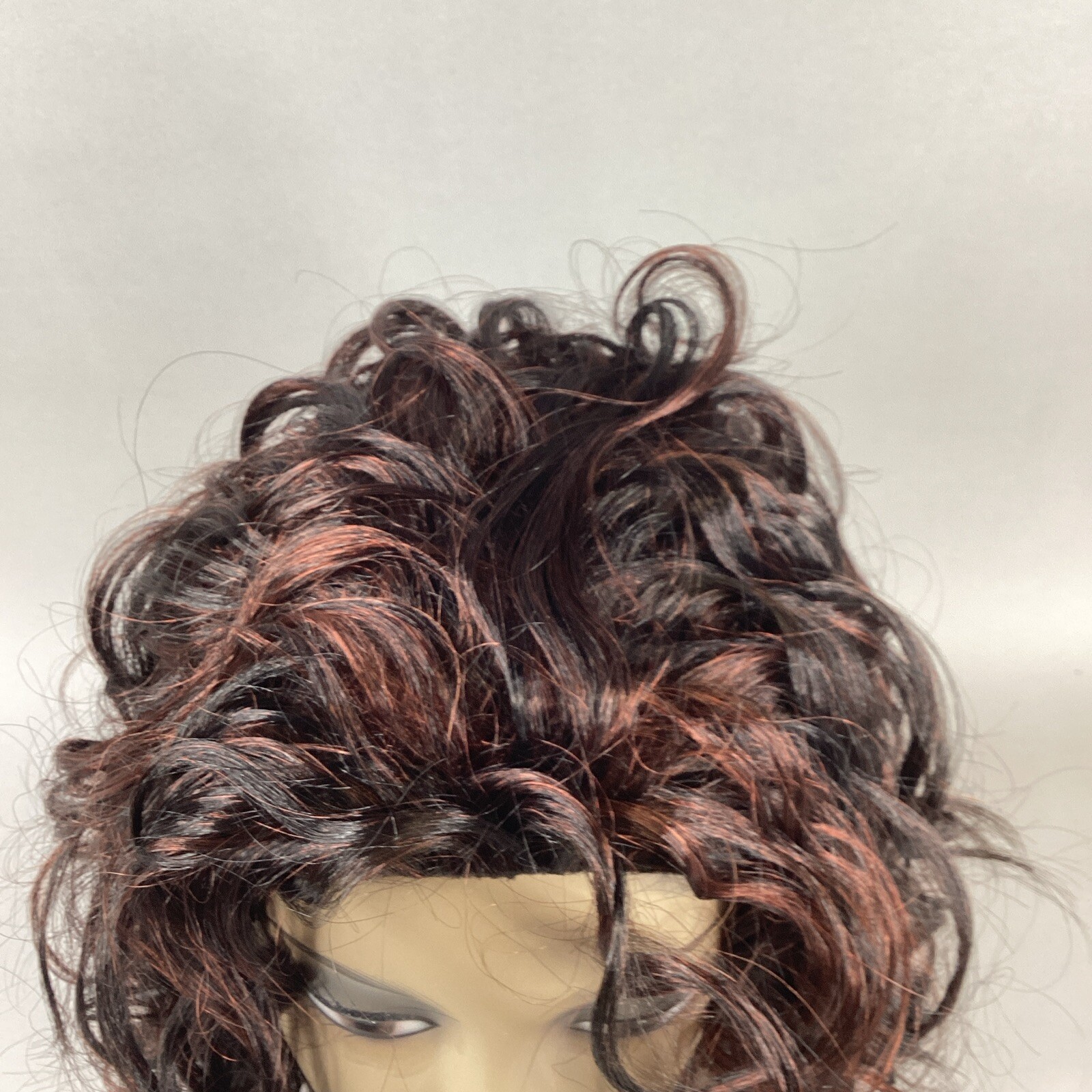 Jewelry Wavy #S1B/350 Off Black Copper Synthetic Quick Weave Wig
