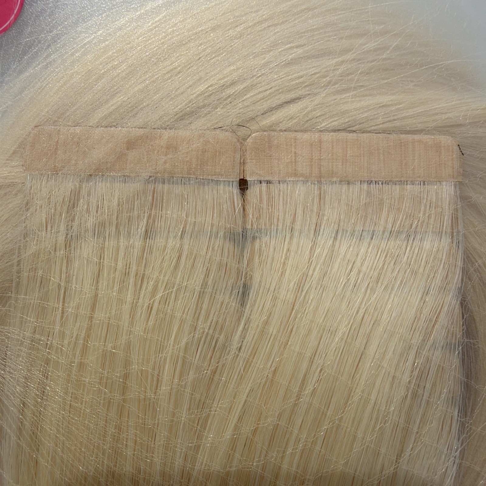 Hotheads Tape In Extensions LUSH Originals 20” 20 Pieces Pearl #80 Blonde NEW