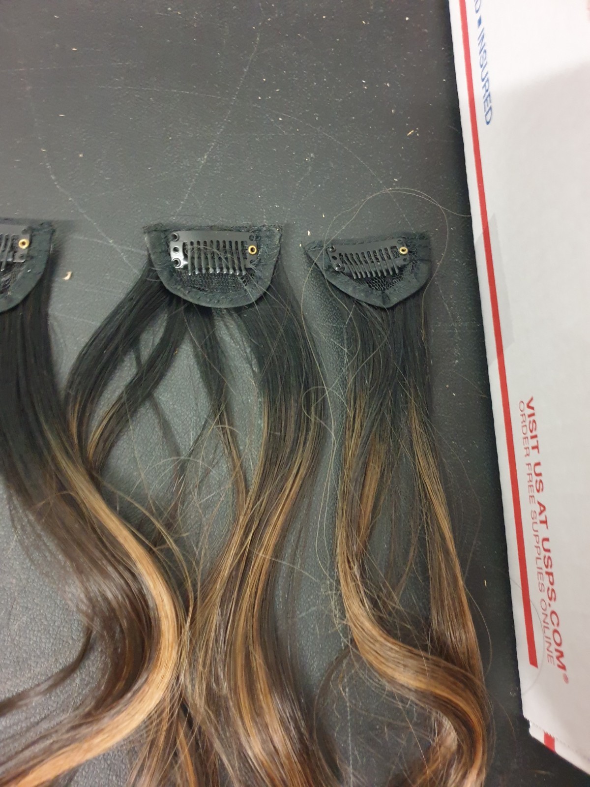 Fliace Clip-In Hair Extensions Natural & Soft Hair Dark Brown Long Wavy 6-Pieces