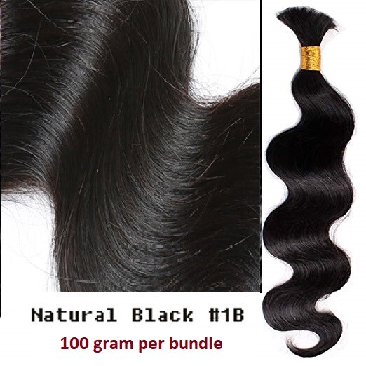 Bulk Mink Hair 22 Inch Best Quality Braids Human Hair In Body Wave 100g/PACK