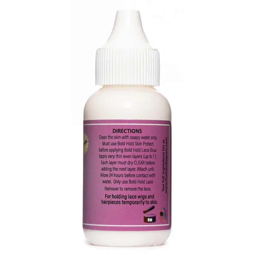 Bold Hold Active The Hair Diagram Lace Wig Adhesive Glue 1.3 Oz NEW