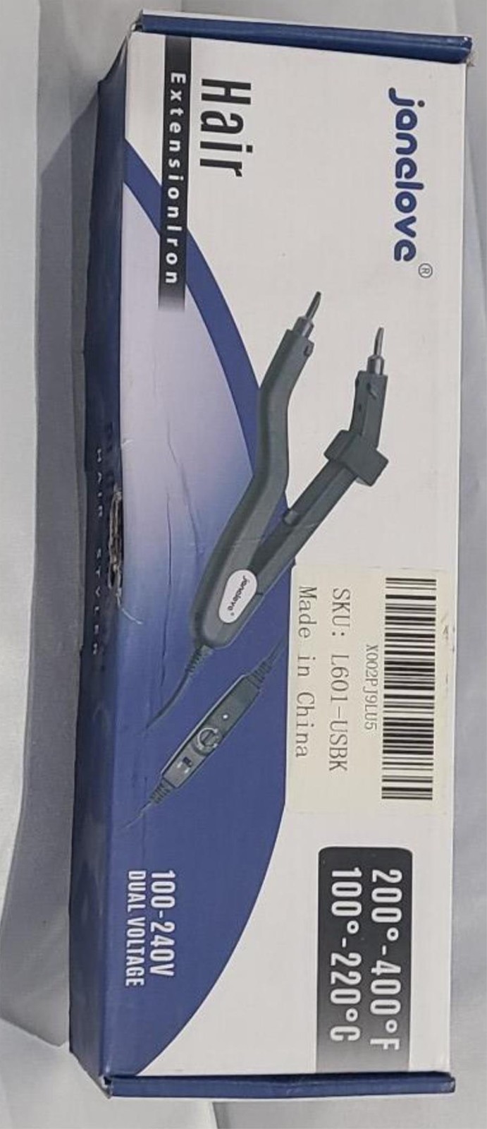 Janelove Hair Extensions Iron – Fusion Keratin Heat Connector Wand