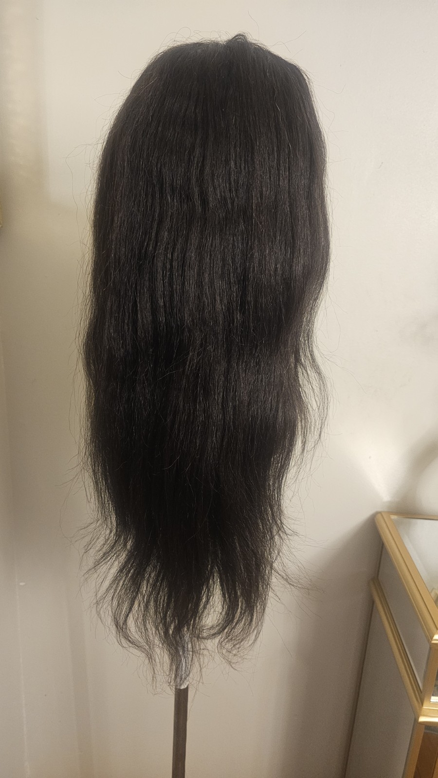 High Quality regular Top 26 to 28″ straight 100% Virgin Human Hair Lace Wig