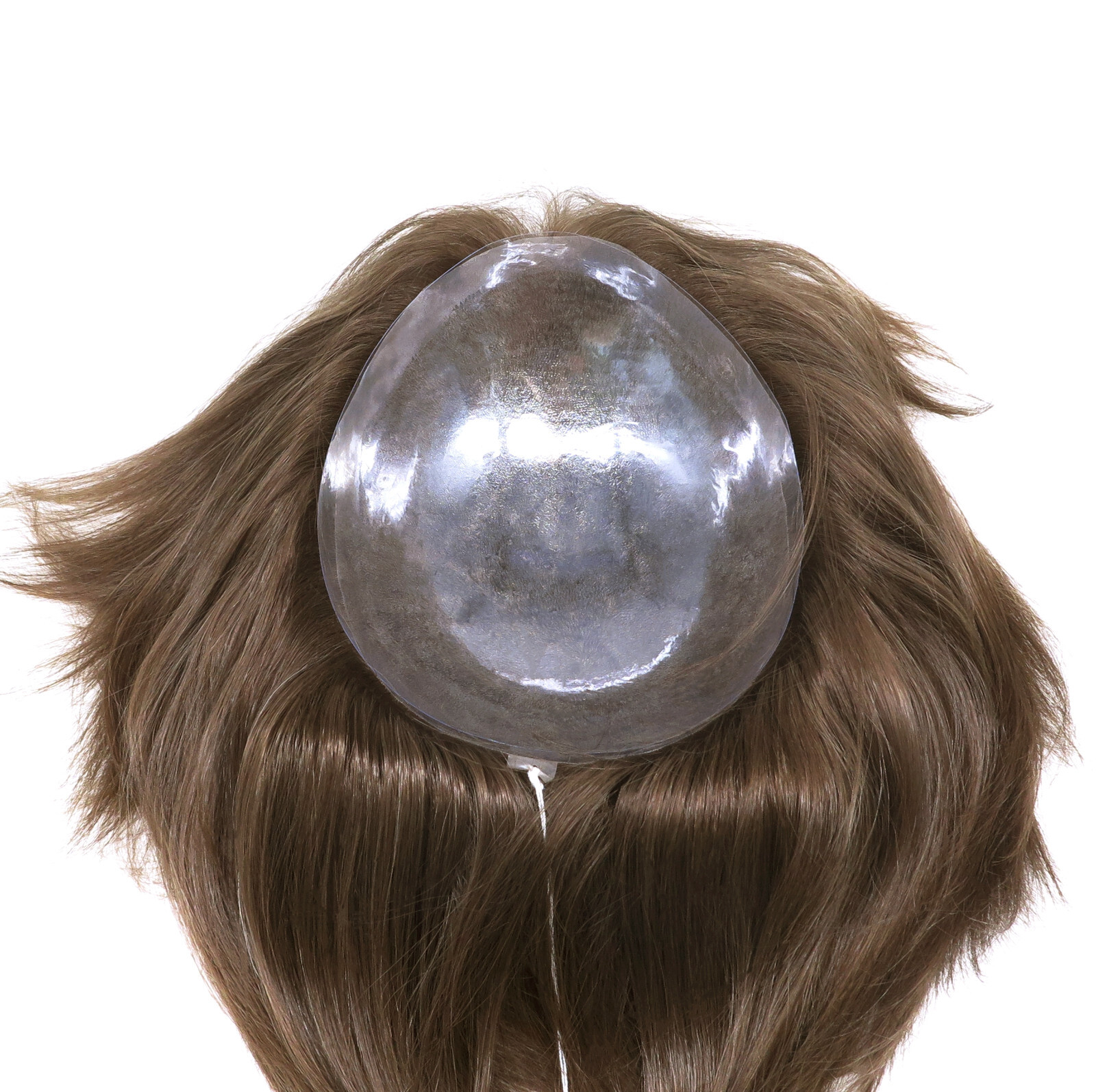 Mens Toupee European Virgin Hair System Injection Skin Real Wigs Hairpieces #6