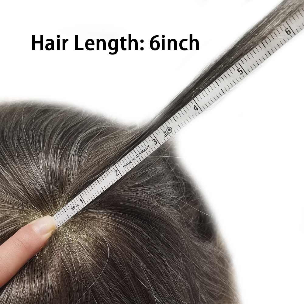 Mens Toupee Hairpiece Fine Mono Hair System Replacements Poly Skin Pu Mens Wigs