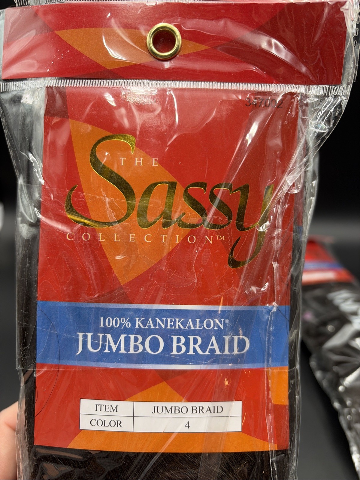 Sassy Collection 100% Kanekalon Jumbo Braid #4 Item No. 347002 New 4 total