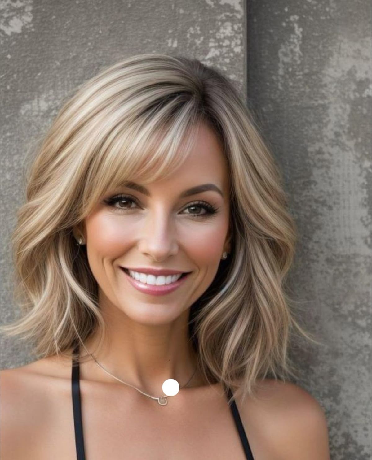 Ash Brown Blonde Highlight Wave Wigs 100% Human Hair 13×4 Lace Front Wigs