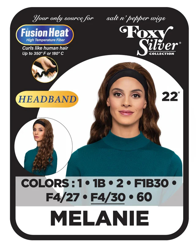 Foxy Silver MELANIE Wig, Head Band Wig, Stylish & Natural Looking
