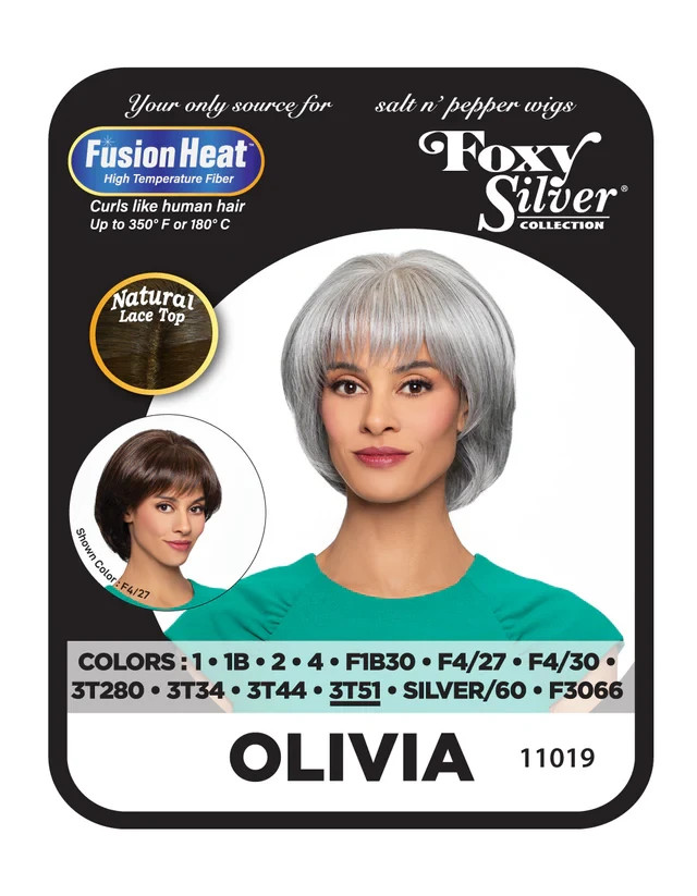 Foxy Silver OLIVIA LACE TOP Wig, Stylish and Natural-Looking Synthetic Wig