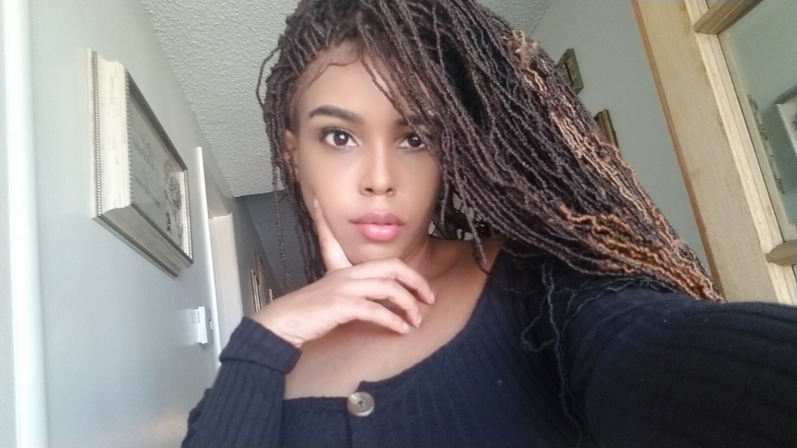 Front LACE hand made pixie sister locs