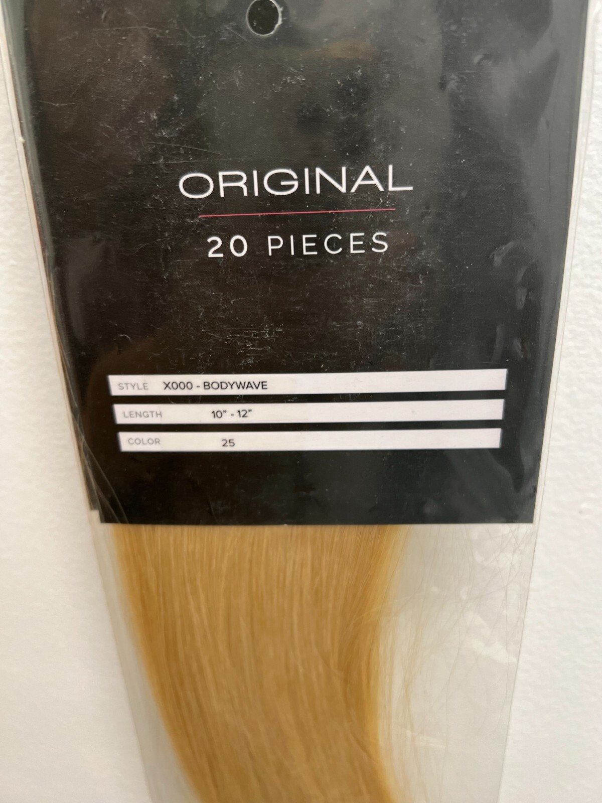 HOTHEADS Hair Extensions / Tape-ins / #25 / 10-12″ / Brand New / Body Waved