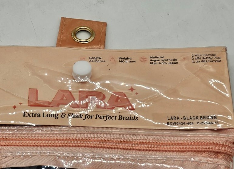 Insert Name Here Lara 34 In 140 G Ponytie Extra Long And sleek For Perfect Braid