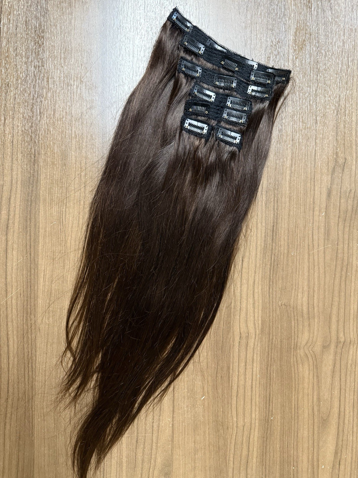 100% Virgin Human Hair Extensions- Clip in 7 pieces 140g 22 inch Straight