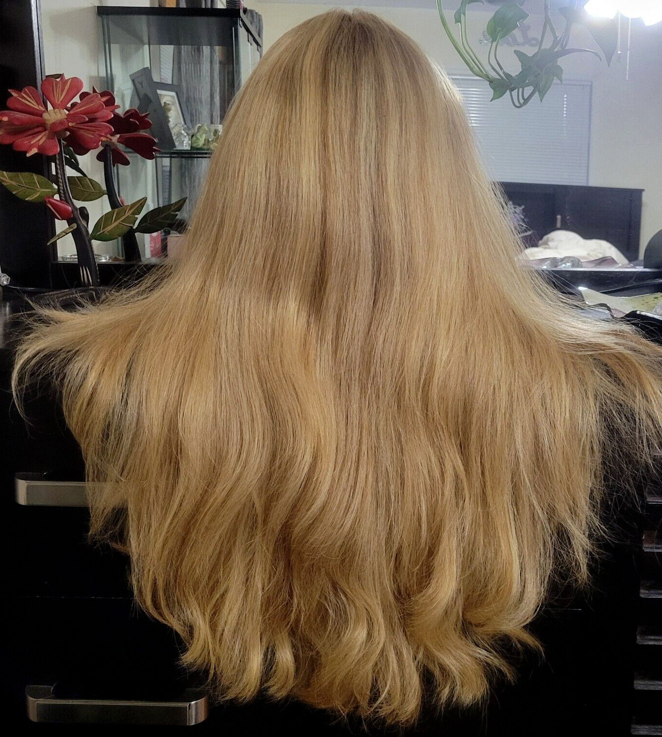 Clary’s 100% Virgin European human hair wig custom highlights blonde – 24 inches