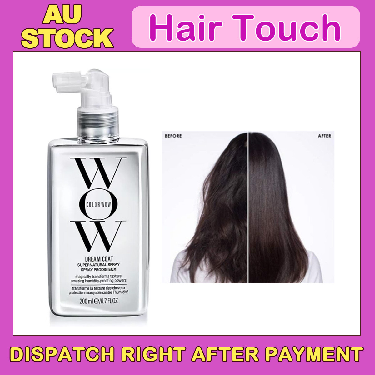 1X Bottle COLOR WOW Dream Coat Supernatural Spray