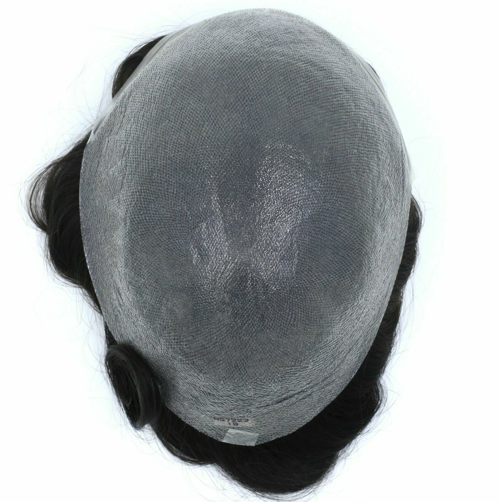 Men’s Toupee Hairpiece Human Hair Replacement Thin Skin Pu Toupee Wig V-loop