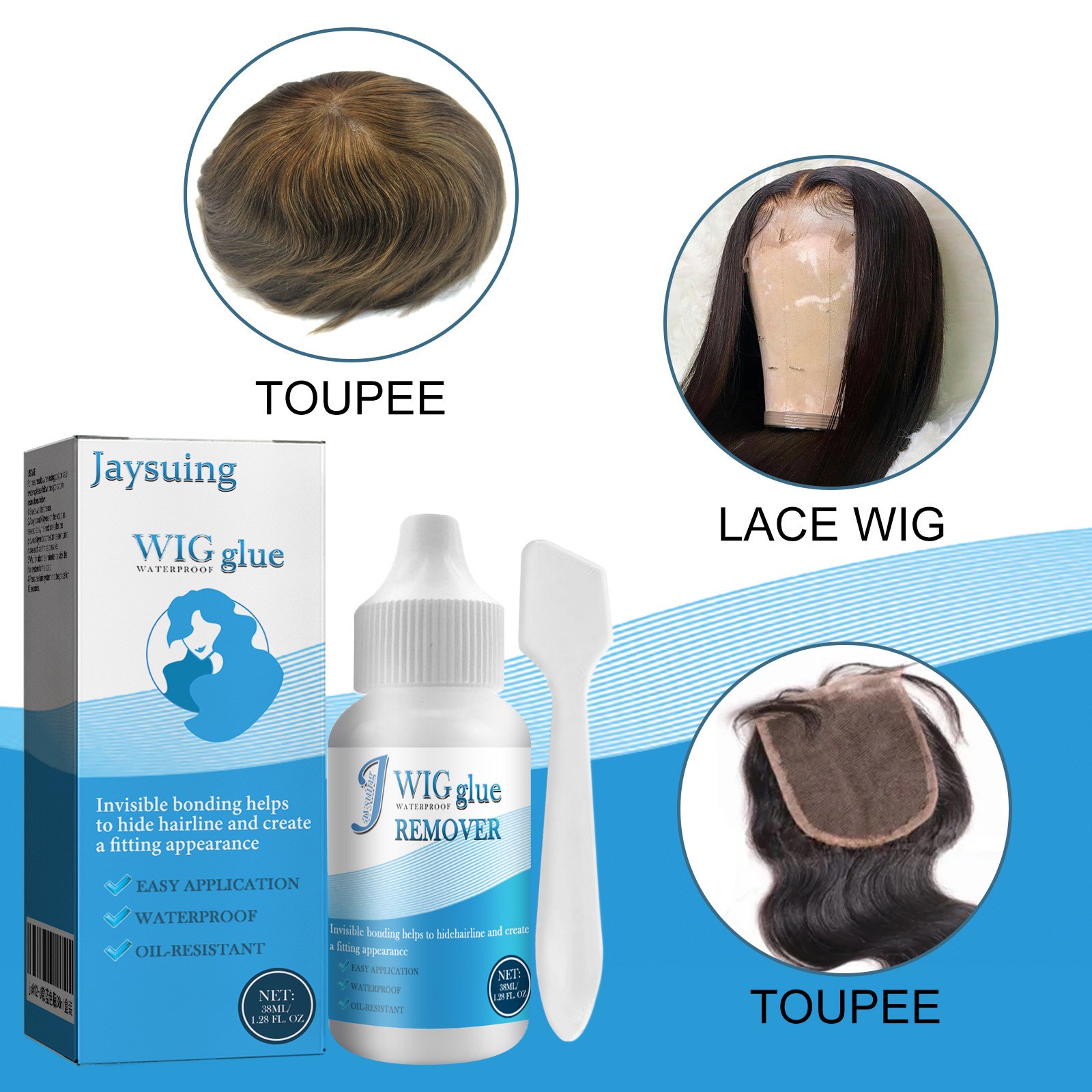 Invisible Wig Glue for Lace Wigs Powerful Adhesive and Skin Friendly