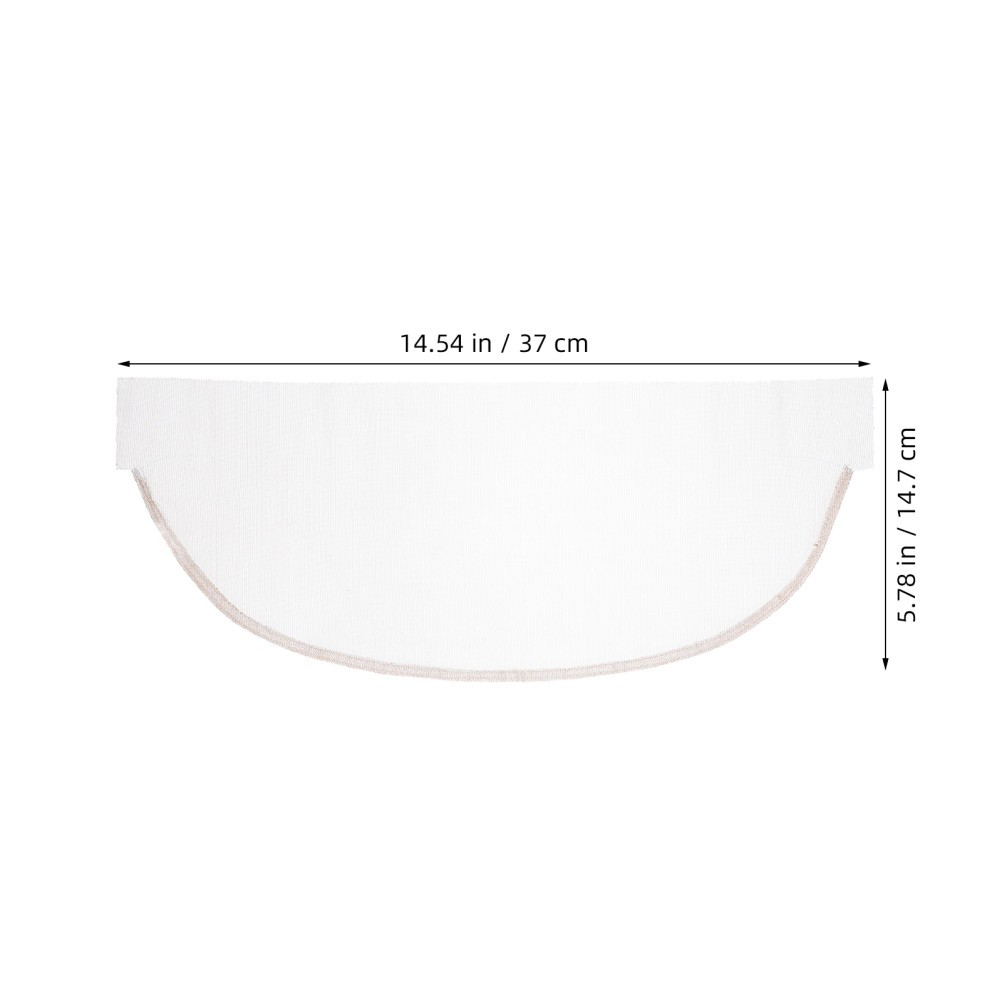 5pcs Wig Making Lace Base – Transparent Net Fabric for Closure