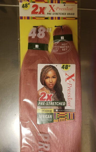 Sensationnel 100% Kanekalon 2X X-Pression PRE STRETCHED BRAID 48