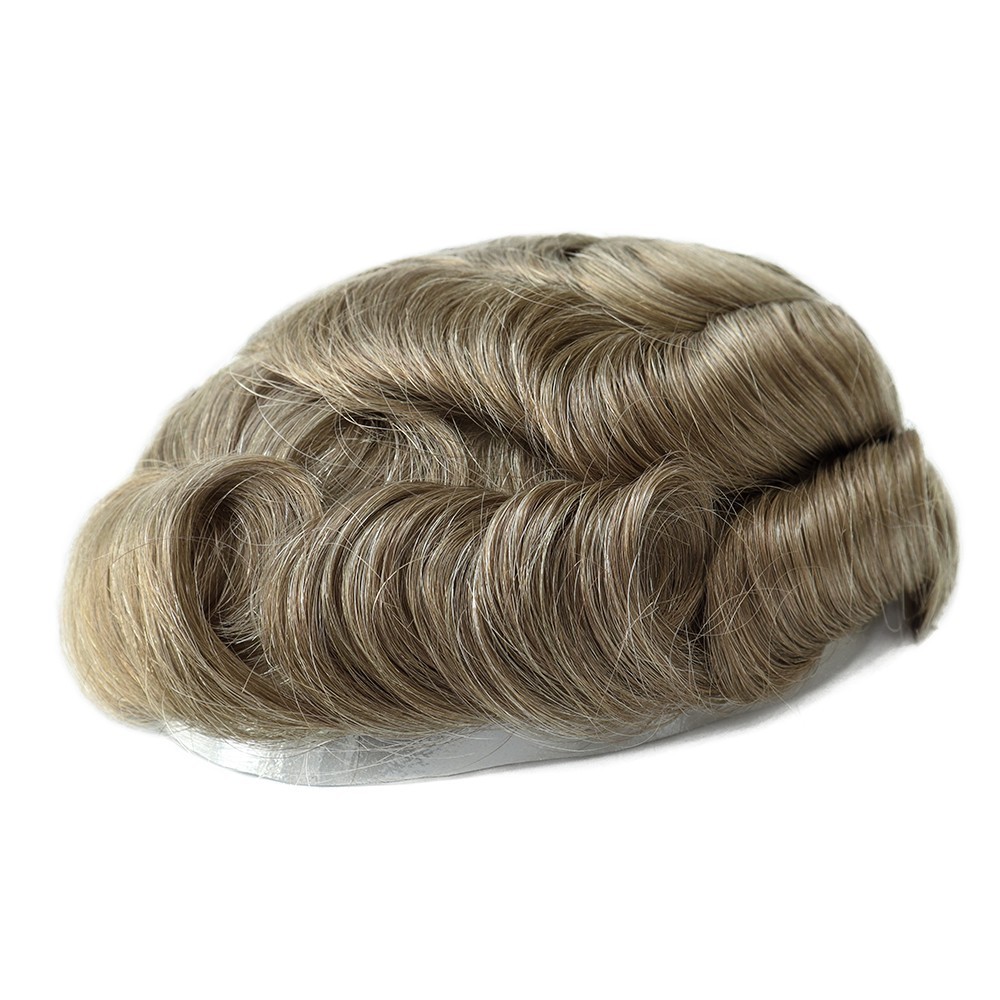 Swiss Lace Toupee For Men Human Hair Replecement System Natural Hairpieces