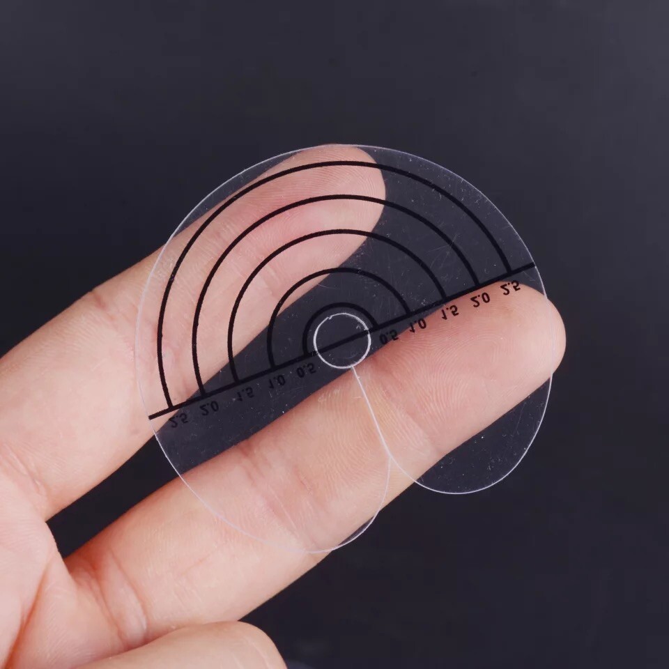 Heat Fusion Clear Scalp Protector Disk With Scale