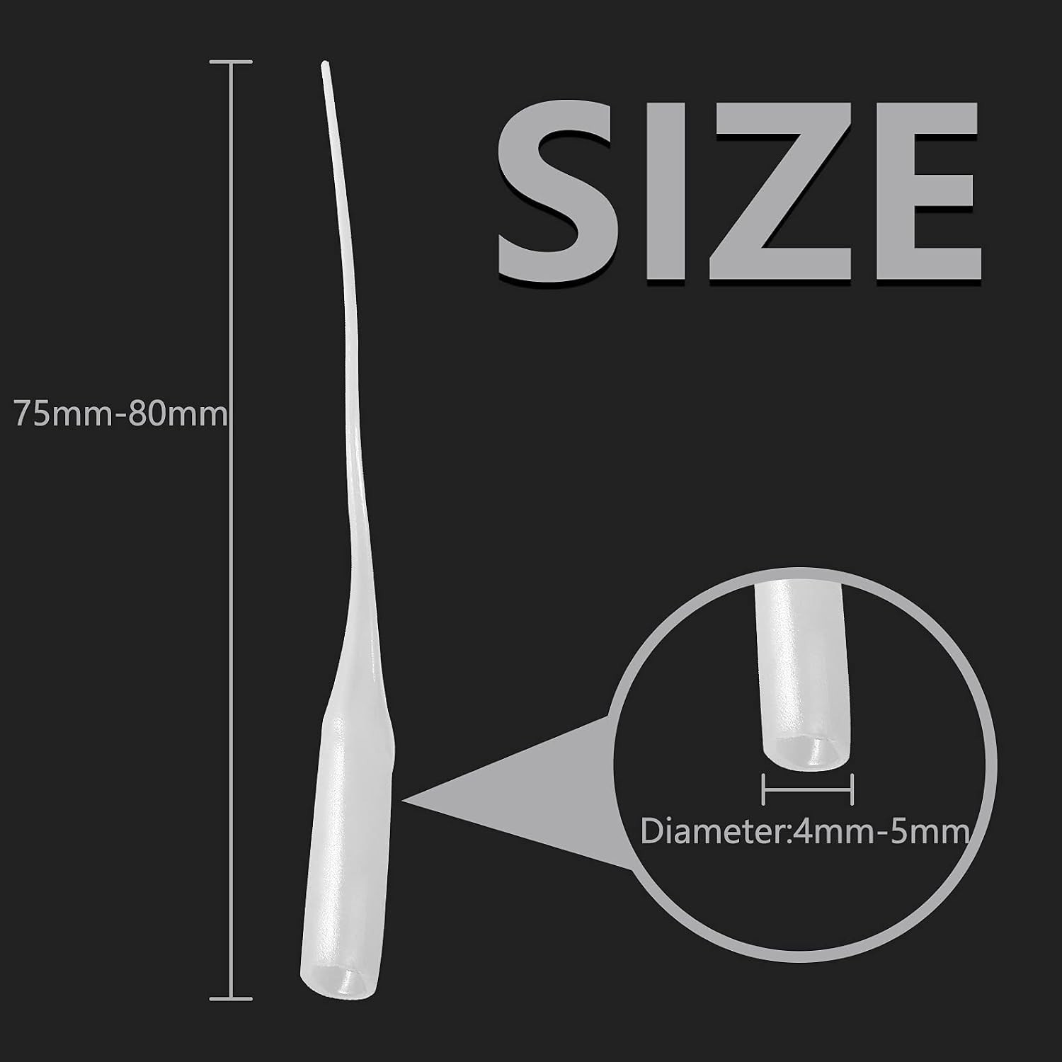 Multi-Use Waterproof Glue Applicator Tips – 200 Tips Perfect for Crafting & More